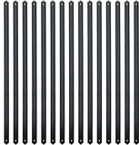 32-1/4 Inches Straight Flat Facemount Grooved Aluminum Balusters with Screws (25-Pack)