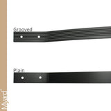 32-1/4 Inches Arc Arch Style Facemount Grooved Aluminum Balusters with Screws (25-Pack)