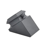 Pitch Angled Slant Shoes with Screw for 1/2 Inches Square Iron Stair Balusters, 44 Inches 10-Pack (Satin Black + Oil-Rubbed Copper)