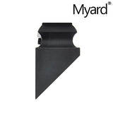 Pitch Angled Slant Shoes with Screw for 1/2 Inches Square Iron Stair Balusters, 44 Inches 10-Pack (Satin Black + Oil-Rubbed Copper)