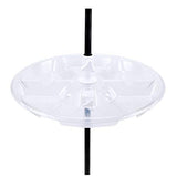 18 Inches Universal Bird Seed Catcher Hoop Platform Tray Fits Up to 1 Inch Diameter Feeder Pole (MBF SC18)