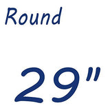 29 Inches Hollow Round Grooved Aluminum Balusters (50-Pack)