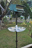 18 Inches Universal Bird Seed Catcher Hoop Platform Tray Fits Up to 1 Inch Diameter Feeder Pole (MBF SC18)