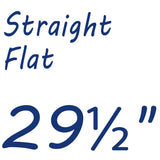 29-1/2 Inches Straight Flat Facemount Plain Aluminum Balusters with Screws (25-Pack)