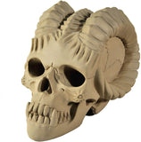 Fireproof Demon Fire Pit Skull Gas Log (Grey Demon Skull, 1-Pack)