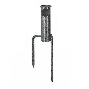 Patio Ground Sand Beach Umbrella Steel Anchor Diameter 1 3/8" (35mm) Two Forks