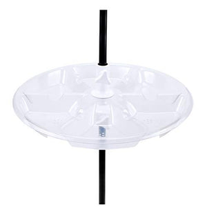 18 Inches Universal Bird Seed Catcher Hoop Platform Tray Fits Up to 1 Inch Diameter Feeder Pole (MBF SC18)