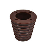 MP UW38H4-DBR Umbrella Cone Wedge Spacer for Patio Table Hole Opening or Base 1.8 to 2.4 Inch, Umbrella Pole Diameter 1 1/2" (38mm, Dark Brown)