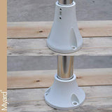 Myard Surface Mount Base Anchor Flange for 1.9" Swimming Pool Rail Handrail Ladder to Concrete or Wood Deck - PayandPack.com