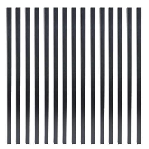 26 Inches Estate Square Iron Balusters (25-Pack)