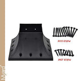 Myard 4x4 (Actual 3.5x3.5) Inches Post Base Cover Skirt Flange w/Screws for Deck Porch Handrail Railing Support Trim - PayandPack.com