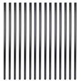 42 Inches Estate Hollow Square Aluminum Deck Balusters with Screws for Facemount Decking Railing Porch Fence (25-Pack)