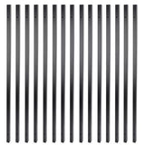 31 Inches Heavy Duty Estate Hollow Square Facemount Iron Balusters with Screws (25-Pack)