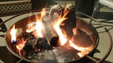 Fireproof Demon Fire Pit Skull Gas Log (Black Demon Skull, 1-Pack)