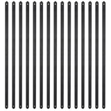 32-1/4 Inches Straight Flat Facemount Plain Aluminum Balusters with Screws (25-Pack)