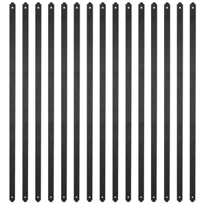 29-1/2 Inches Straight Flat Facemount Plain Aluminum Balusters with Screws (25-Pack)