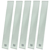 Myard Laminated + Tempered Glass Balusters for Deck Patio Fence Wood or Aluminum Railing Rails (Length 32", 5-Pack)