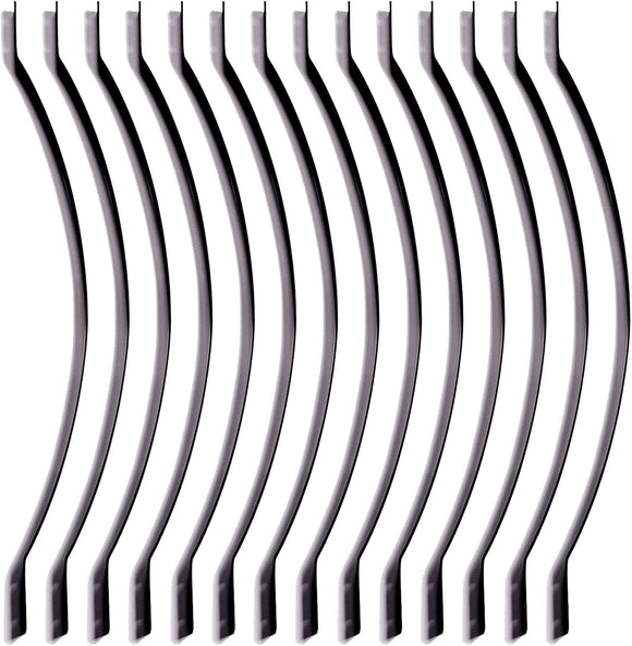 32-1/4 Inches Heavy Duty Arc Arch Style Facemount Iron Balusters with Screws (50-Pack)